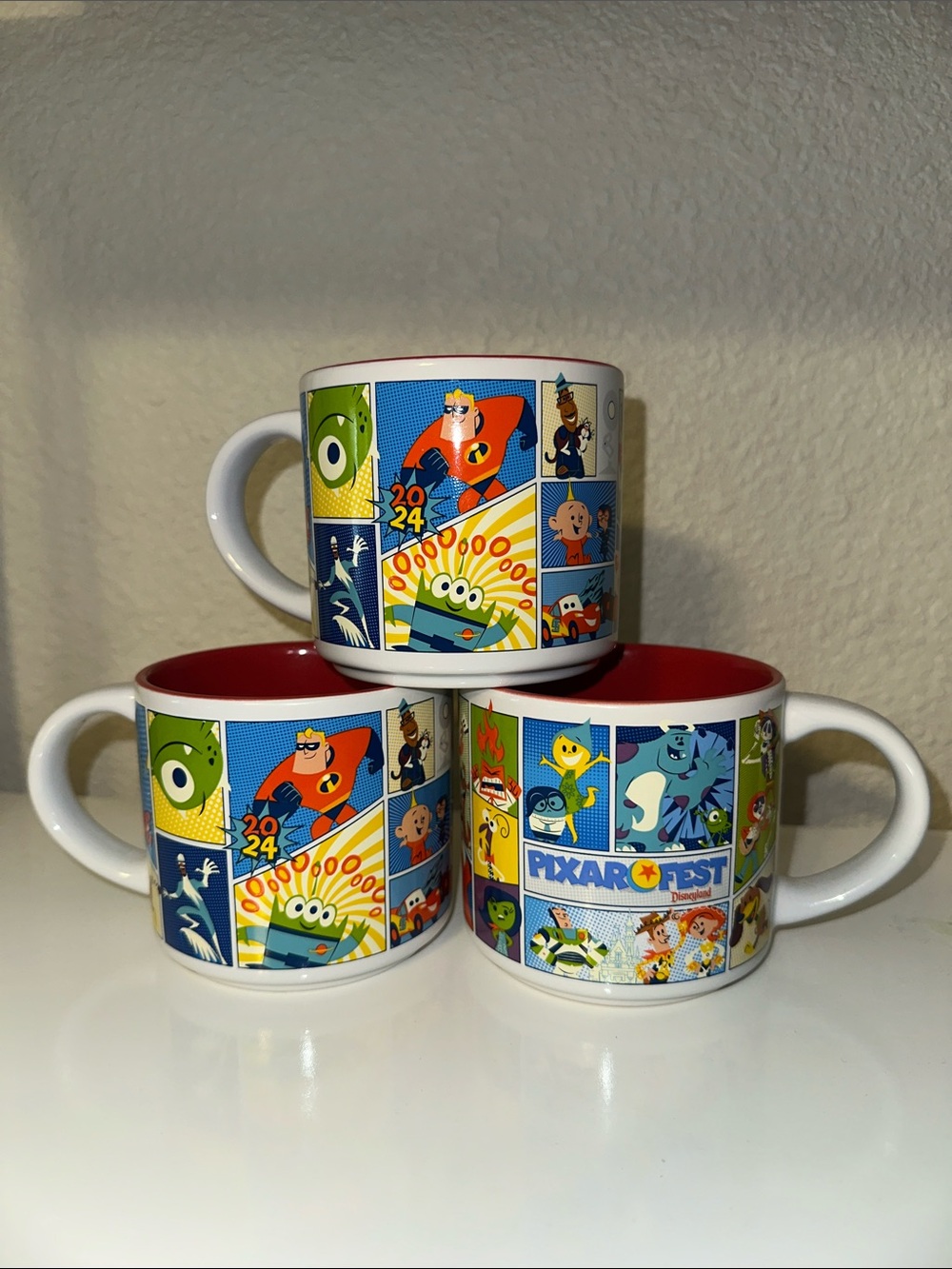 Fest Kids Mug - Red Interior Character Collage